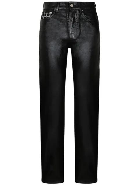 distress-effect jeans by AMIRI