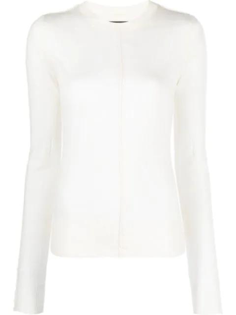 distressed cashmere jumper by AMIRI