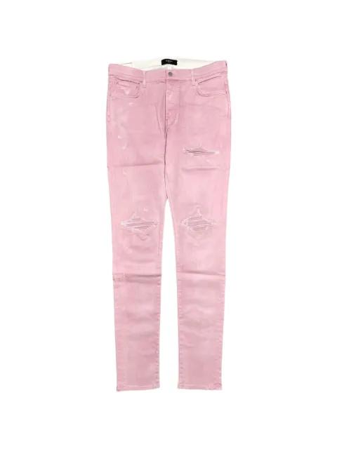 distressed straight-leg jeans by AMIRI