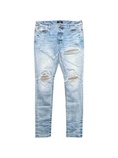 distressed straight-leg jeans by AMIRI