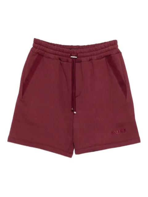 drawstring logo-embroidery track shorts by AMIRI