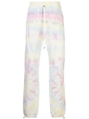 drawstring tie-dye print joggers by AMIRI