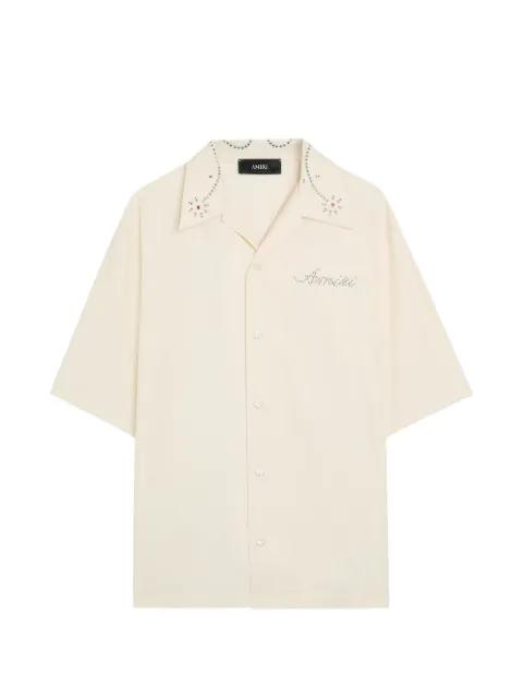 embellished camp shirt by AMIRI