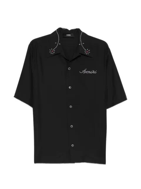 embellished short-sleeve shirt by AMIRI