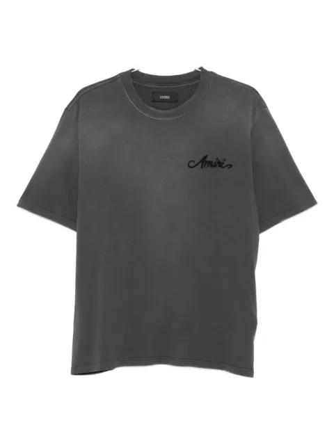 embroidered cotton T-shirt by AMIRI