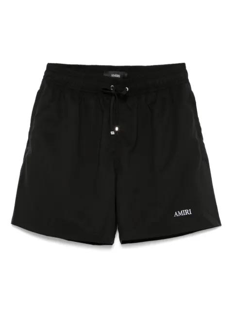 embroidered-logo swim shorts by AMIRI