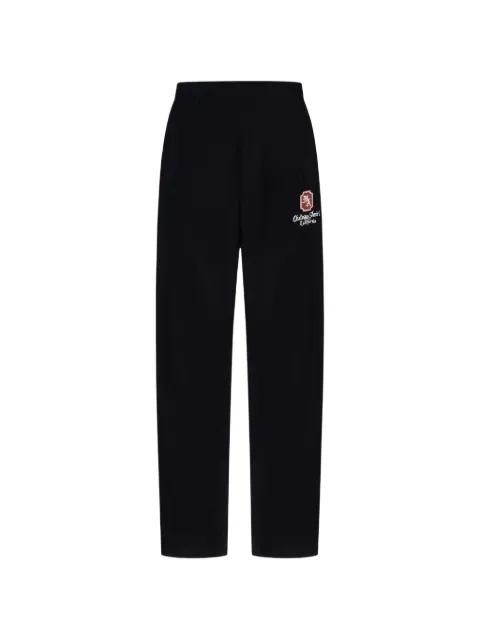 embroidered-logo trousers by AMIRI