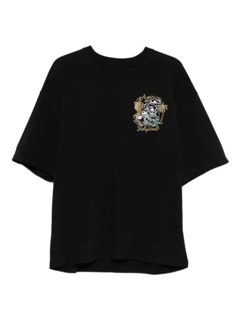 embroidered short-sleeve T-shirt by AMIRI
