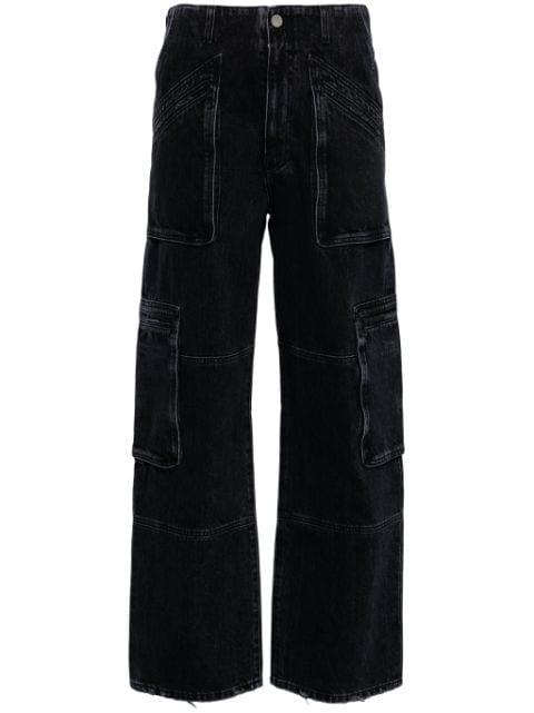 faded-effect cargo trousers by AMIRI