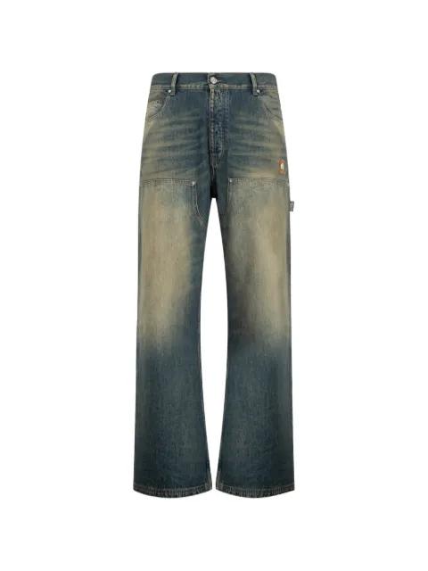 faded panelled jeans by AMIRI