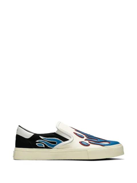 flame slip-on sneakers by AMIRI