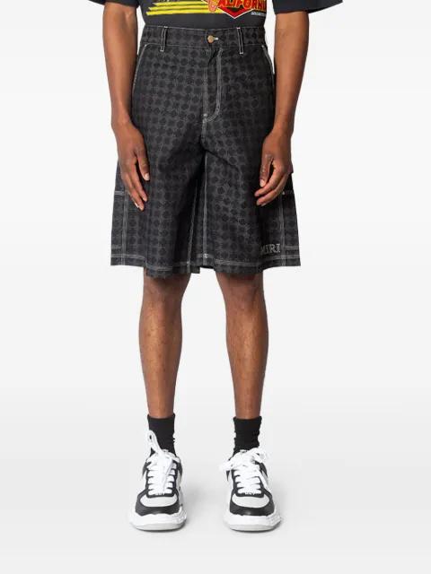 geometric-pattern shorts by AMIRI