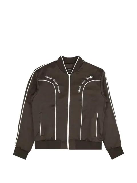 graphic-details bomber jacket by AMIRI