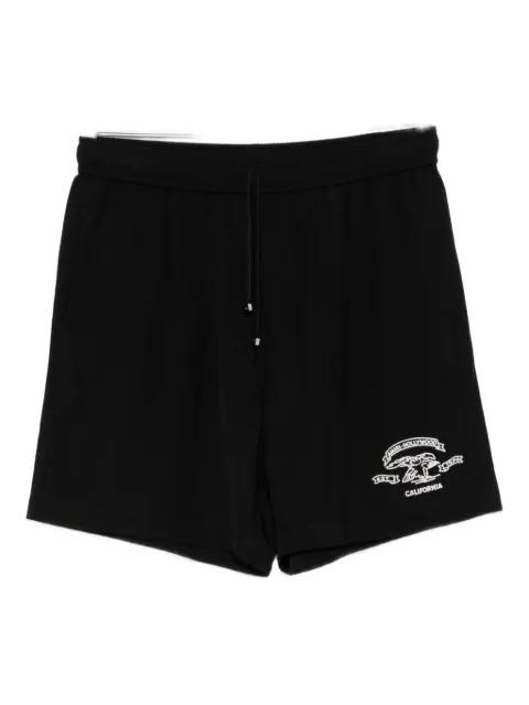 graphic drawstring shorts by AMIRI