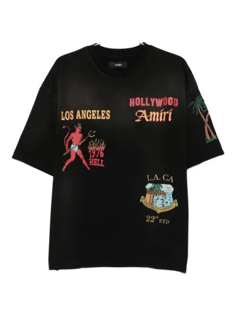 graphic-print T-shirt by AMIRI