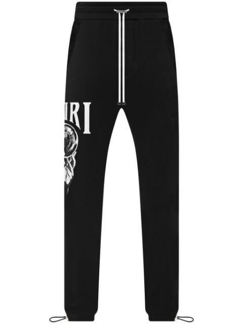graphic-print cotton track pants by AMIRI