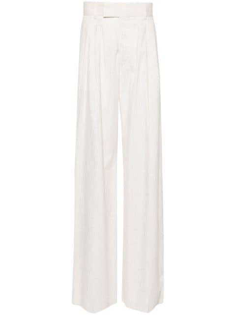 high-waist wide-leg trousers by AMIRI
