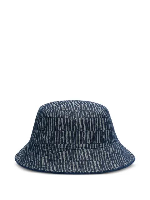 jacquard-logo bucket hat by AMIRI