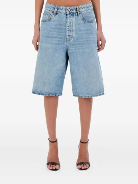knee-length denim shorts by AMIRI