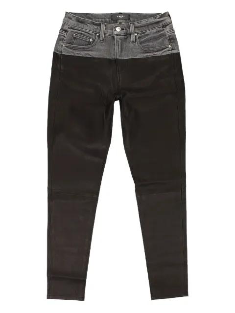 leather trousers by AMIRI