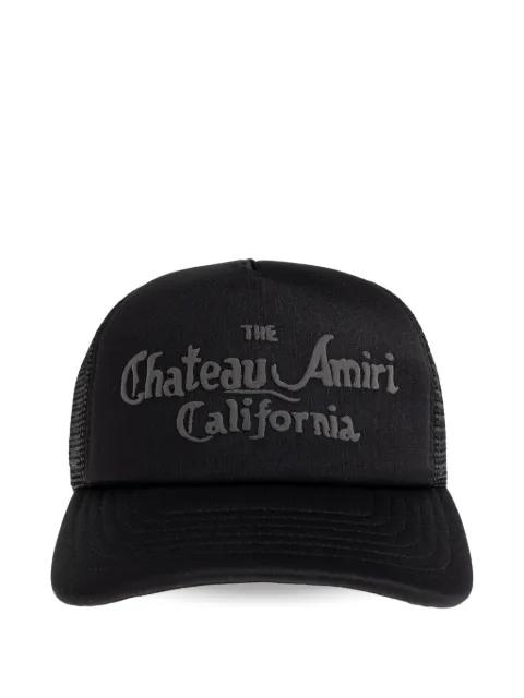 lettering-detail baseball cap by AMIRI