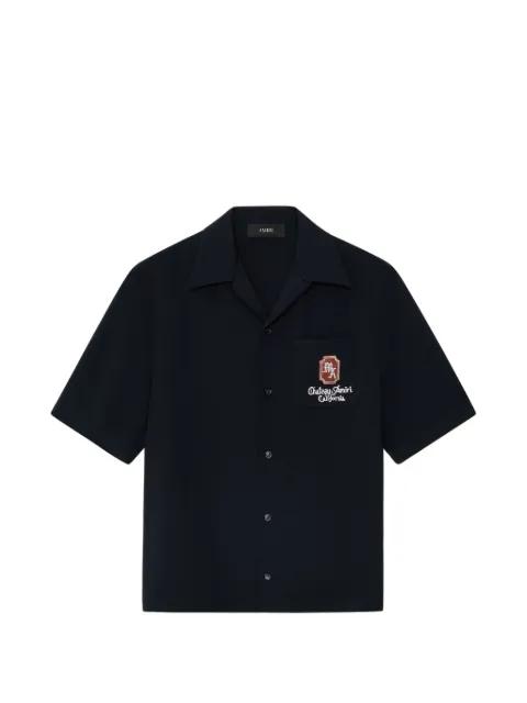 logo-detail camp shirt by AMIRI
