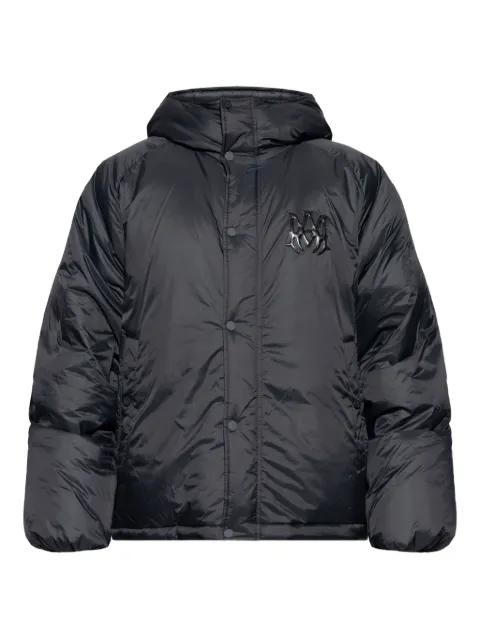 logo-detail hoodied jacket by AMIRI