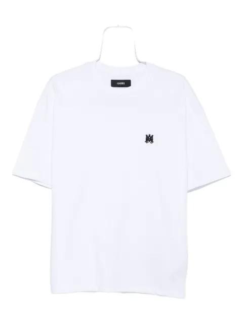 logo-embroidered T-shirt by AMIRI