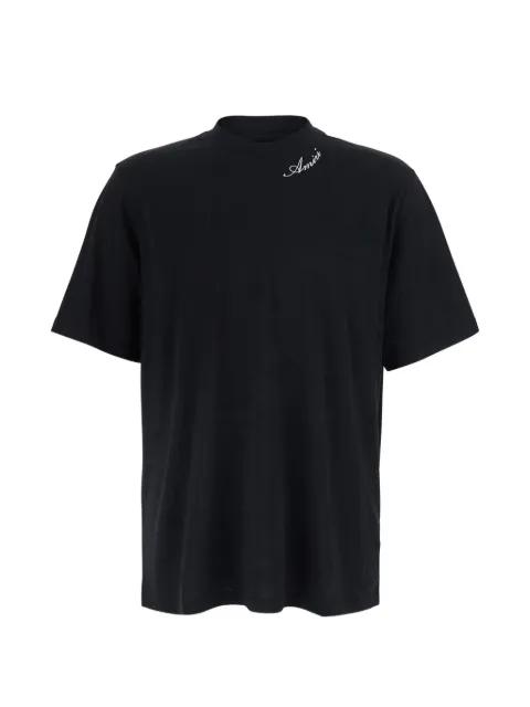 logo-embroidered T-shirt by AMIRI