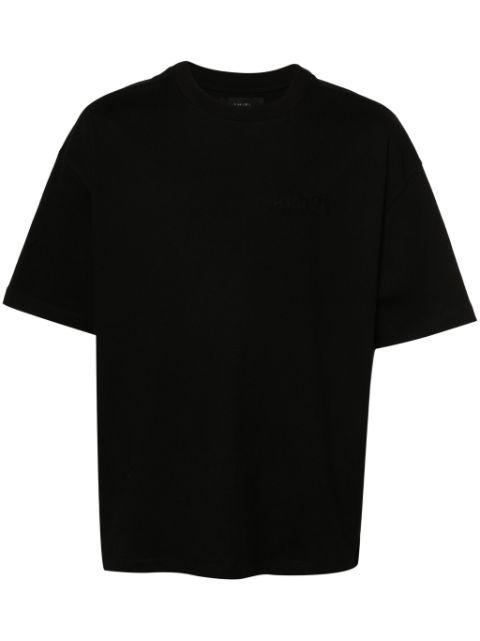 logo-embroidered cotton t-shirt by AMIRI