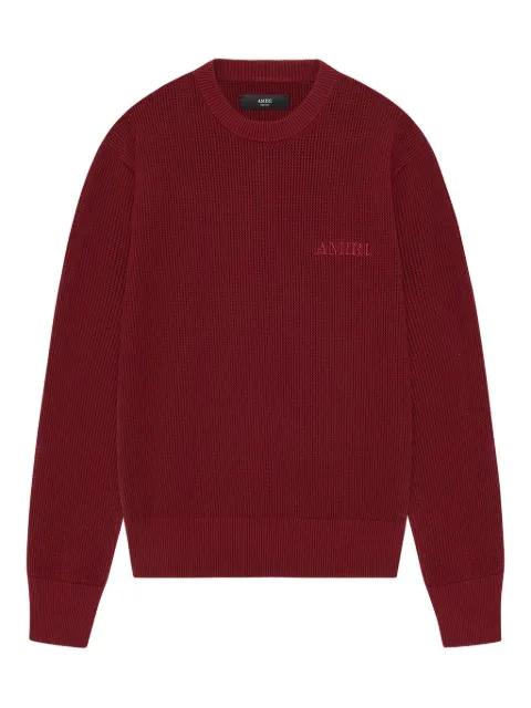 logo-embroidered sweater by AMIRI