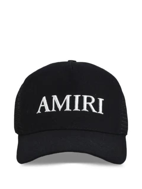 logo-embroidered trucker cap by AMIRI