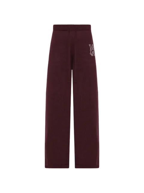 logo knit trousers by AMIRI