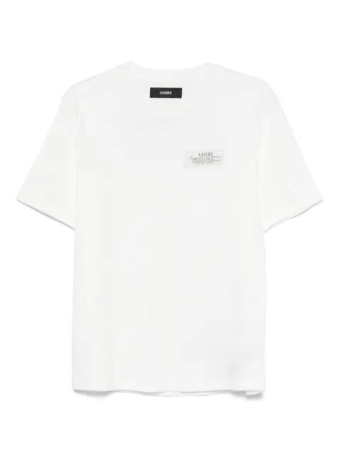 logo-patch T-shirt by AMIRI