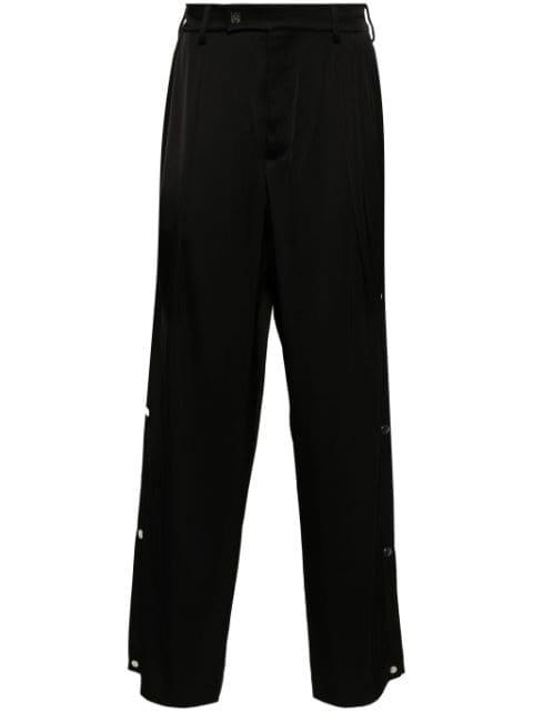 logo-plaque straight-leg trousers by AMIRI