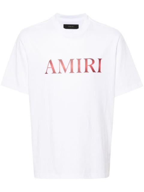 logo-print cotton T-shirt by AMIRI