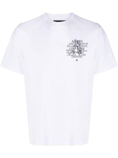 logo-print cotton T-shirt by AMIRI