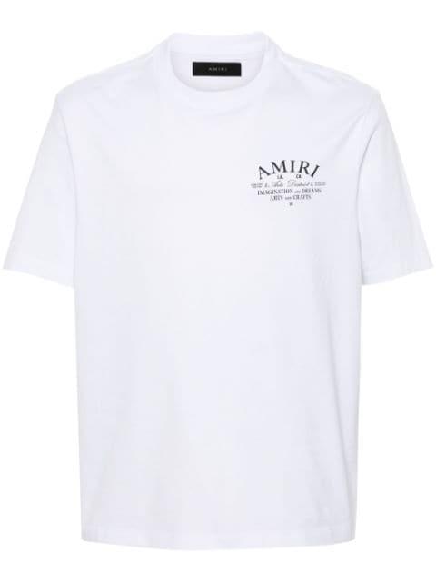 logo-print cotton T-shirt by AMIRI