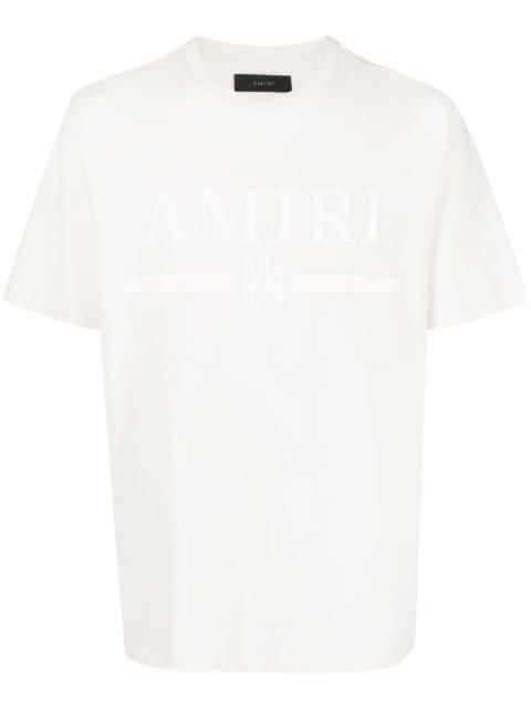logo-print cotton T-shirt by AMIRI