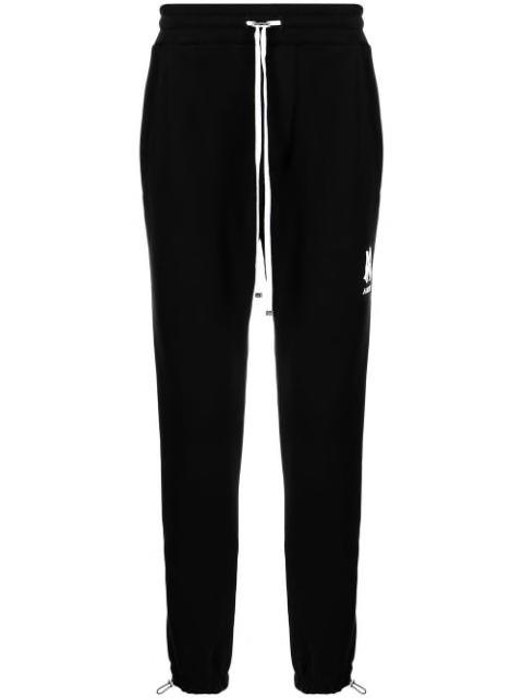 logo-print cotton track pants by AMIRI