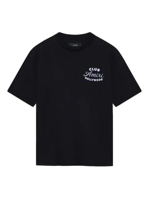 logo-print crew-neck T-shirt by AMIRI