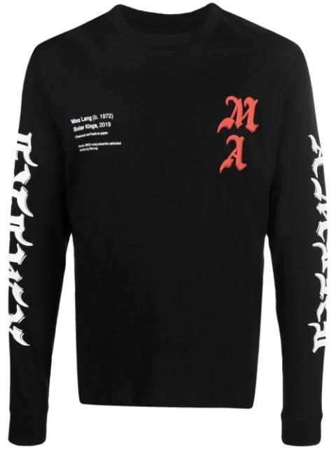 logo-print graphic T-shirt by AMIRI