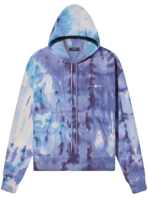 logo-print tie-dye hoodie by AMIRI