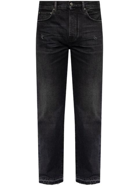 mid-rise straight-leg jeans by AMIRI