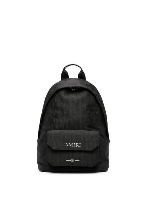 monogram jacquard backpack by AMIRI
