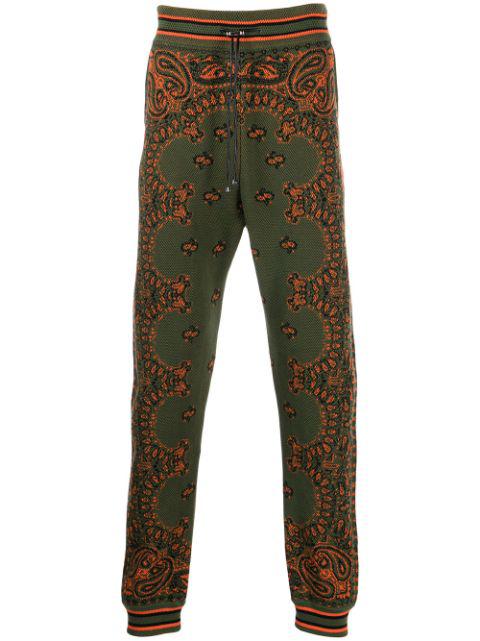 paisley-print track pants by AMIRI