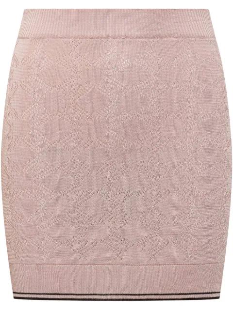 pointelle-knit mini skirt by AMIRI