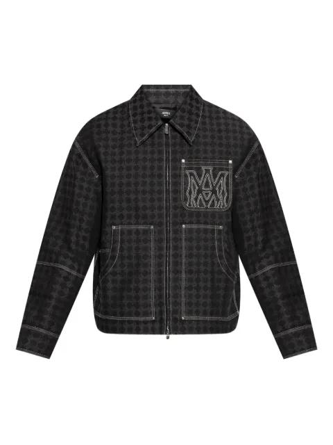 printed zip-up jacket by AMIRI