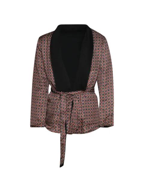 reversible geometric-print jacket by AMIRI