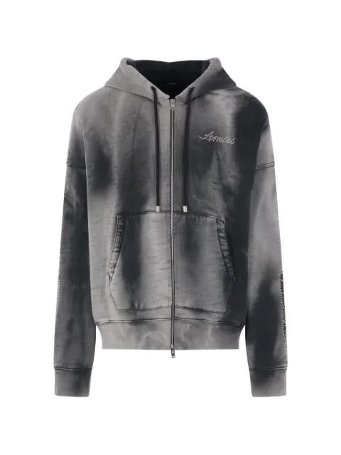 rhinestone-detail hoodie by AMIRI